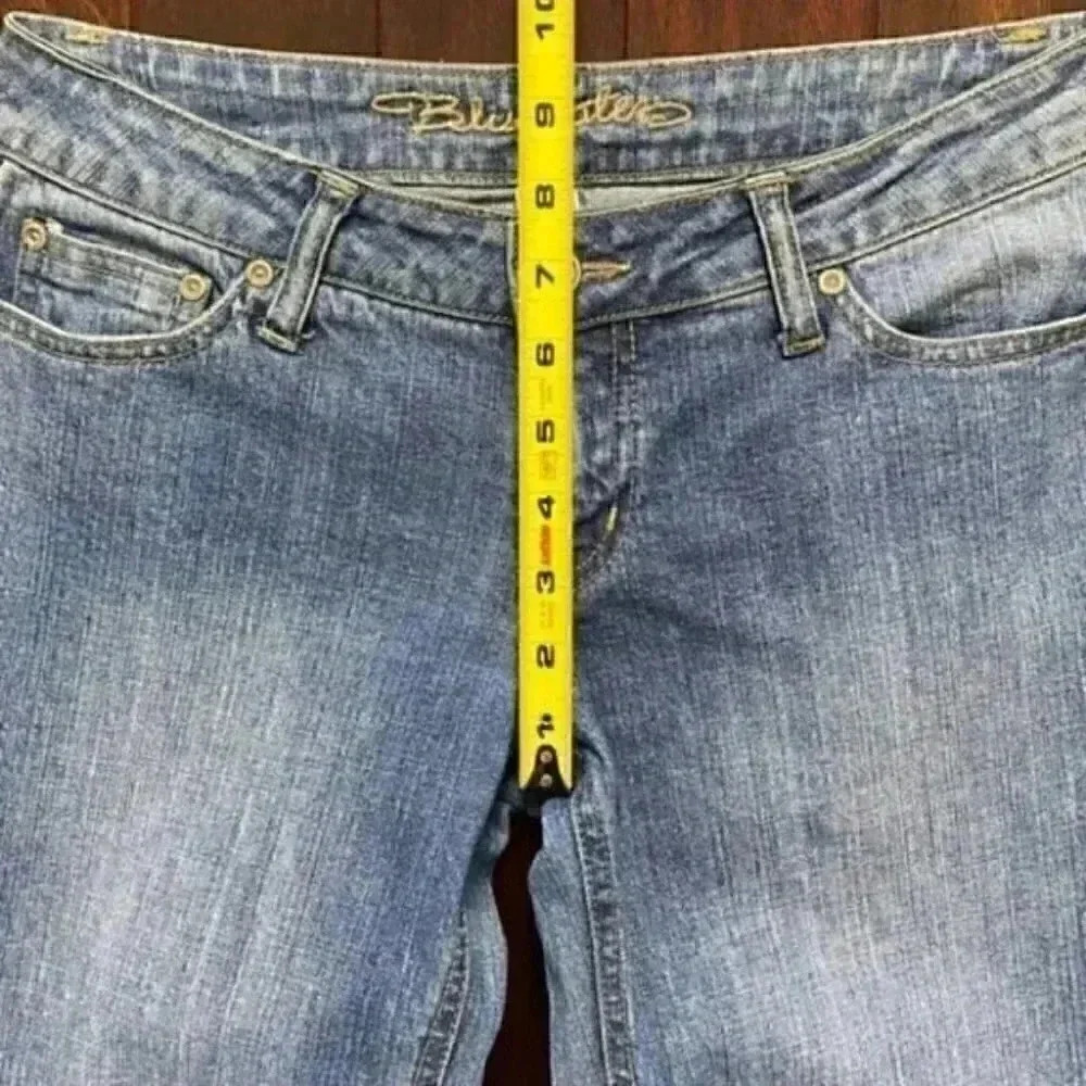 Vintage Bluenotes Low Rise Baby Bootcut Jeans Y2K Mid Blue Denim Size 26 - Picture 12 of 16